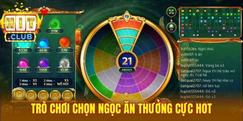 Trò chơi chọn ngọc ăn thưởng cực hot